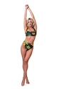 Nebbia High-energy retro bikini - vrchní díl 553 jungle green