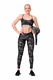 Nebbia High-waist performance legíny 567 volcanic black
