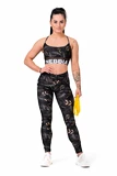 Nebbia High-waist performance legíny 567 volcanic black