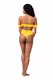Nebbia High-waist retro bikini - spodní díl 555 yellow