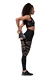 Nebbia Intense Gold Print Legíny 827 černé
