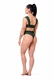 Nebbia Miami retro bikini - vrchní díl 553 dark green