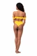 Nebbia Miami retro bikini - vrchní díl 553 yellow