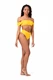 Nebbia Miami retro bikini - vrchní díl 553 yellow