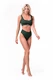 Nebbia Miami sporty bikini - vrchní díl 554 dark green