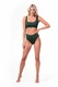 Nebbia Miami sporty bikini - vrchní díl 554 dark green