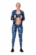 Nebbia Mid-waist Ocean Power legíny 566 ocean blue