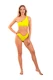 Nebbia One Shoulder Bandeau Bikini Top 448 Green