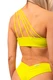 Nebbia One Shoulder Bandeau Bikini Top 448 Green
