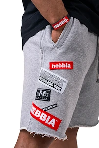 Nebbia Šortky s výšivkami 178 šedé
