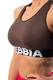 Nebbia Sportovní podprsenka se střihem Cross Back 410 brown