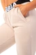Nebbia Tepláky Iconic s elastickým pasem 408 cream