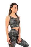 Nebbia Zelená EKO sportovní podprsenka „Breathe“ se síťkou 411 camo green