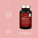 Nordbo Železo a Vitamín C Järn & C 90 kapslí