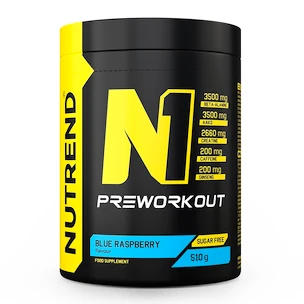 Nutrend N1 Pre-Workout 510 g červený pomeranč