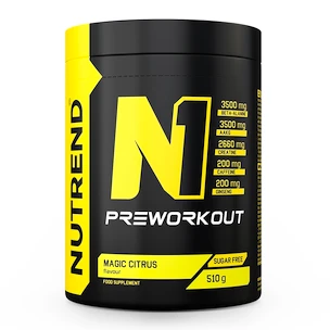 Nutrend N1 Pre-Workout 510 g červený pomeranč