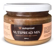 Nutspread 100% míchané oříškové máslo Mix z více druhů ořechů 250 g