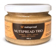 Nutspread 100% oříškové máslo  Trio ze tří druhů ořechů 250 g