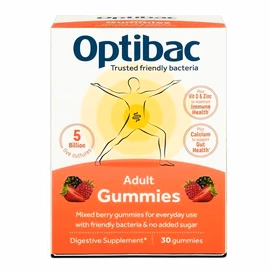 Optibac Adult Gummies (Želé s probiotiky pro dospělé) 30 želé bonbónů