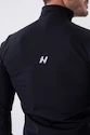 Pánská bunda Nebbia  Long sleeved w hoodie Sporty Zipper Jacket with side pockets “Control” 332 black