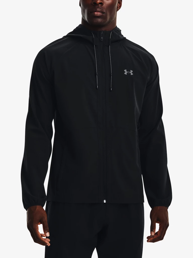 Pánská bunda Under Armour  Stretch Woven Windbreaker-BLK XXL