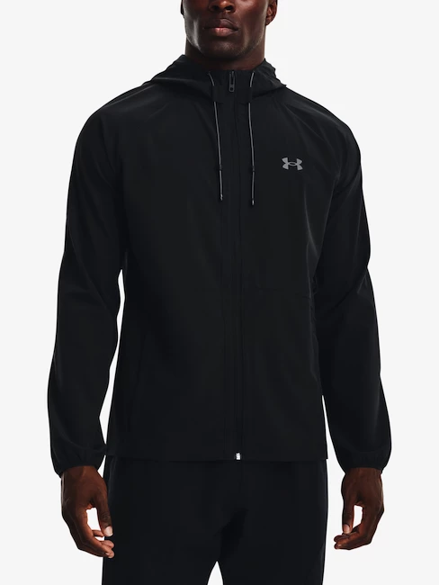 Pánská bunda Under Armour  Stretch Woven Windbreaker-BLK XXL