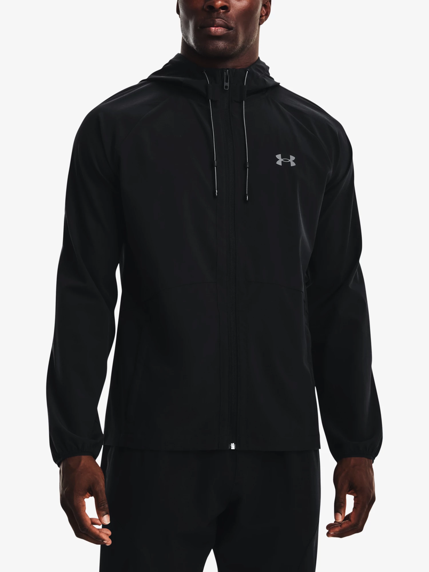 Pánská bunda Under Armour  Stretch Woven Windbreaker-BLK XXL