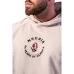 Pánská mikina Nebbia NEBBIA x OLYMPIA Washed Hoodie HERITAGE 793 light grey