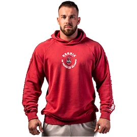 Pánská mikina Nebbia NEBBIA x OLYMPIA Washed Hoodie HERITAGE 793 red