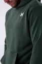Pánská mikina Nebbia  Pull-over Hoodie with a Pouch Pocket 331 dark green