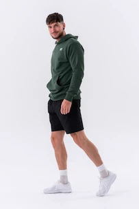 Pánská mikina Nebbia  Pull-over Hoodie with a Pouch Pocket 331 dark green XL