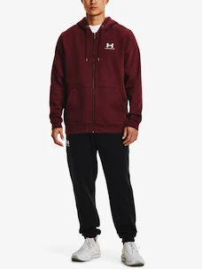 Pánská mikina Under Armour  Essential Fleece FZ Hood-RED S