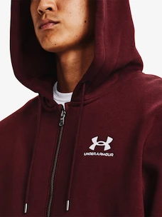 Pánská mikina Under Armour  Essential Fleece FZ Hood-RED S