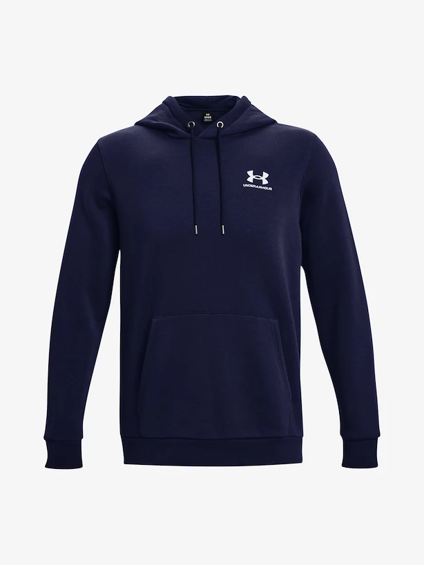 Pánská mikina Under Armour  Essential Fleece Hoodie-NVY