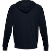 Pánská mikina Under Armour  Rival Cotton FZ Hoodie dark blue