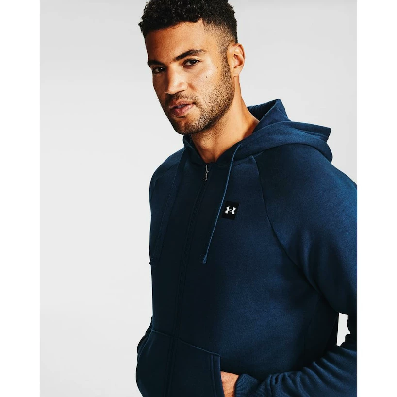 Pánská mikina Under Armour  Rival Fleece FZ Hoodie Dynamic dark blue