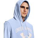 Pánská mikina Under Armour  RIVAL TERRY BIG LOGO HD Isotope Blue