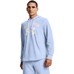 Pánská mikina Under Armour  RIVAL TERRY BIG LOGO HD Isotope Blue L