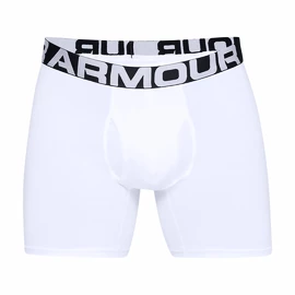 Pánské boxerky Under Armour Charged Cotton 6in 3 Pack-WHT