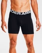 Pánské boxerky Under Armour  Charged Cotton 6in 3Pack Black