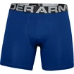 Pánské boxerky Under Armour  Charged Cotton 6in 3Pack Blue