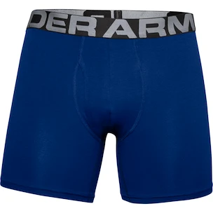 Pánské boxerky Under Armour  Charged Cotton 6in 3Pack Blue  S