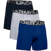 Pánské boxerky Under Armour  Charged Cotton 6in 3Pack Blue  S
