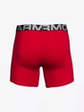Pánské boxerky Under Armour  Charged Cotton 6in 3Pack Red