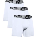 Pánské boxerky Under Armour  Charged Cotton 6in 3Pack White