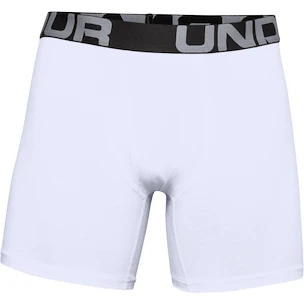 Pánské boxerky Under Armour  Charged Cotton 6in 3Pack White