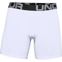 Pánské boxerky Under Armour  Charged Cotton 6in 3Pack White  S