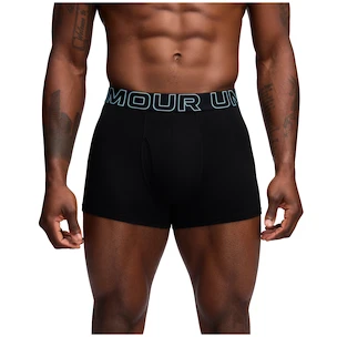 Pánské boxerky Under Armour Perf Cotton 3in 3Pack Black