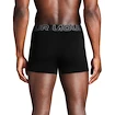 Pánské boxerky Under Armour Perf Cotton Solid 3in 3Pack Black
