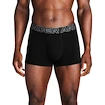 Pánské boxerky Under Armour Perf Cotton Solid 3in 3Pack Black